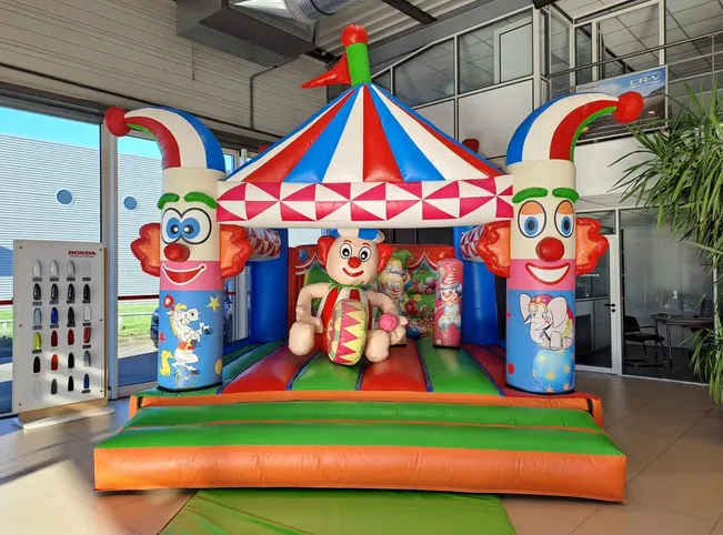 Château Clown - Jeux gonflables Funtastic Bassin d'Arcachon